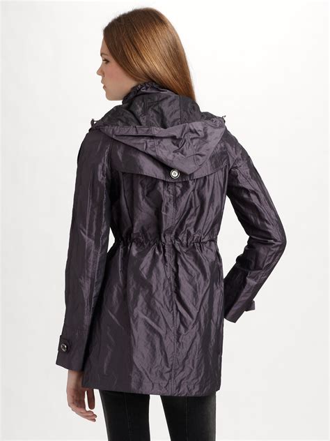 burberry raincoat hooded